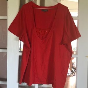 Additionelle Plus Sized Orange tShirt